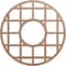 Ekena Millwork O'Neal Wood Fretwork Pierced Ceiling Medallion, Wood (Paint Grade), 18"OD x 6 1/2"ID x 3/8"T CMWP18X18X0375ONMF - alternate 1